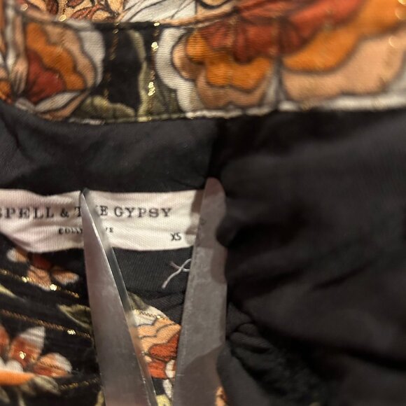 Spell and the Gypsy Mystic Gown Nightfall Dress Long Sleeve Boho Maxi Women XS - Picture 8 of 12